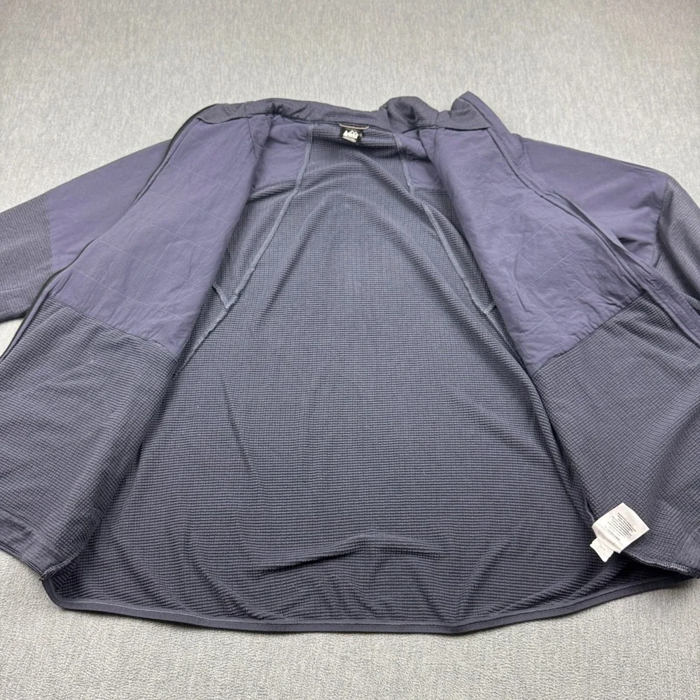 REI Jacket Mens 1X Large Purple Swiftland Insulated‎ Running Full Zip Outdoors